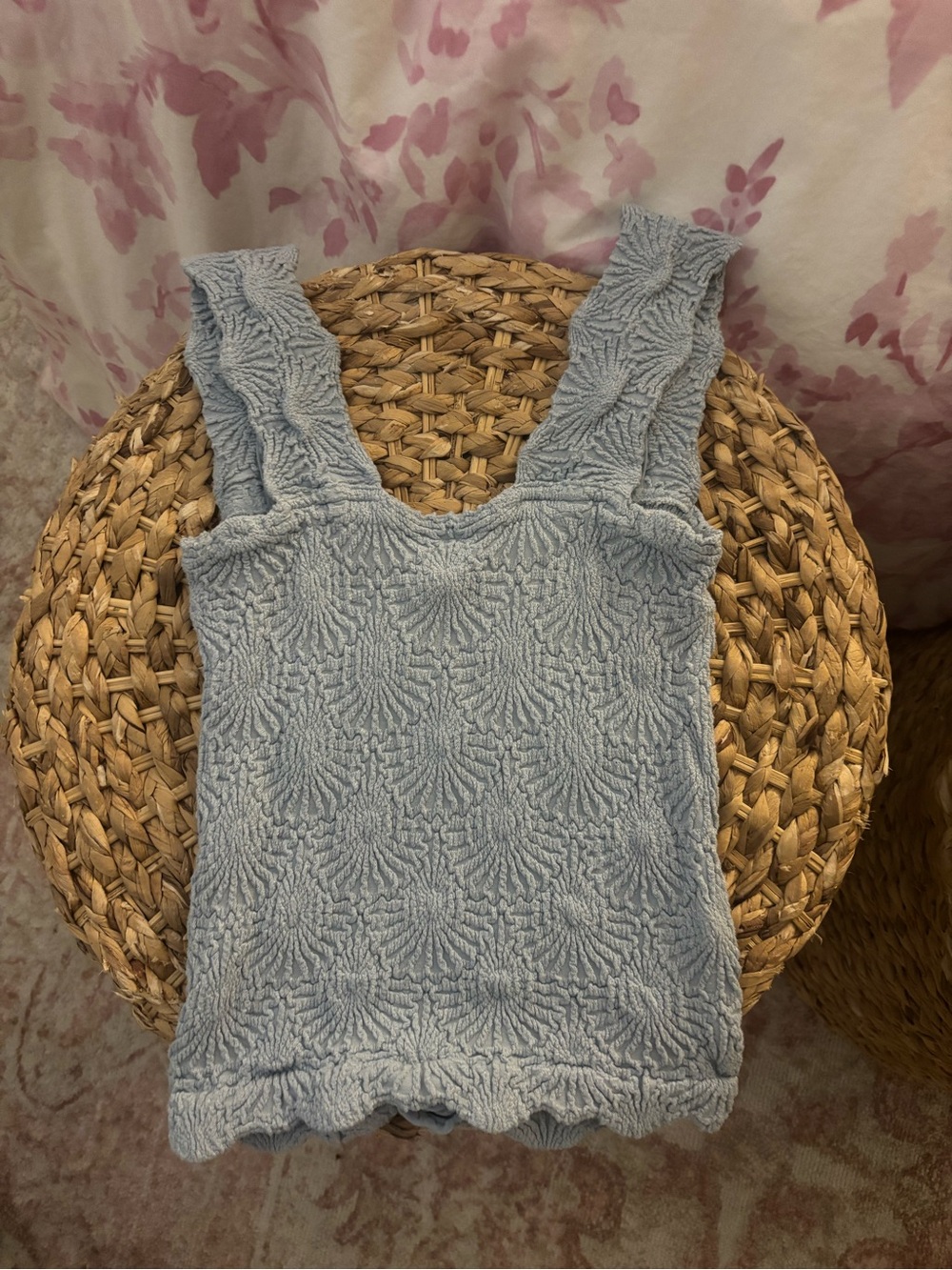 Free People Blue Tank